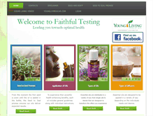 Tablet Screenshot of faithfultesting.com